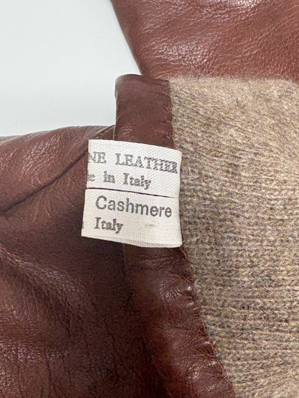 Cashmere- Lined Leather Gloves For Women - Size 8‎ - New in Bag. - Picture 6 of 10